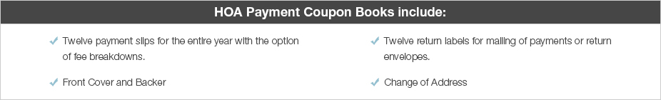 Coupon Payment Books