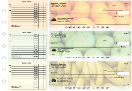 Fruit Accounts Payable Designer Business Checks
