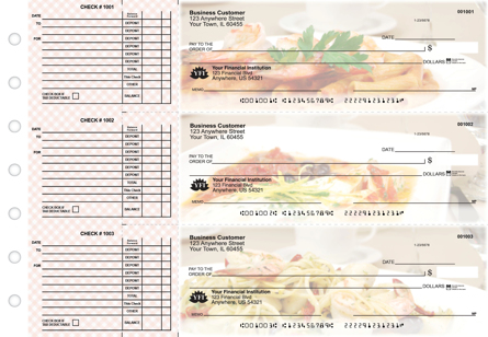 Italian Cuisine Accounts Payable Designer Business Checks