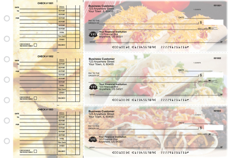 Mexican Cuisine Accounts Payable Designer Business Checks