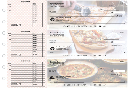 Pizza Accounts Payable Designer Business Checks