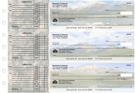 Scenic Mountains Accounts Payable Designer Business Checks