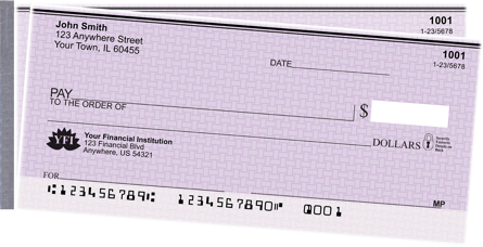 Purple Safety Side Tear Checks