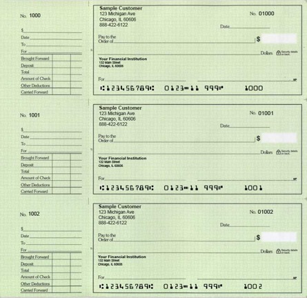 Deskset Green Safety Personal Checks