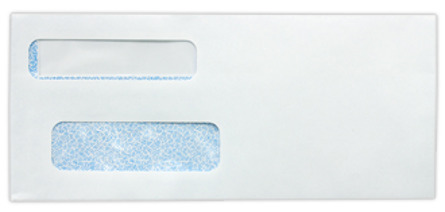 Double Window Self-Sealing Envelopes