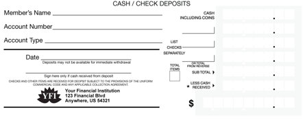 Counter Deposit