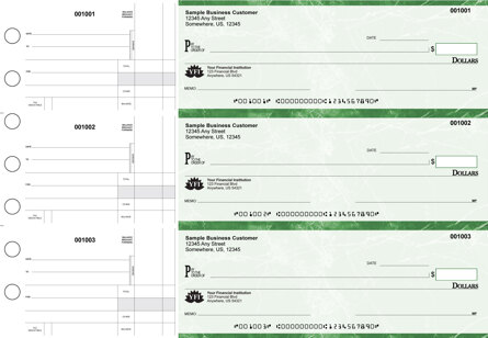 Green Marble Standard Disbursement Business Checks