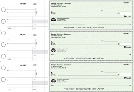 Green Safety Standard Disbursement Business Checks