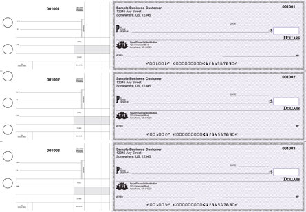 Purple Safety Standard Disbursement Business Checks