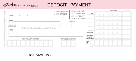 Deposit Payment Form Pink