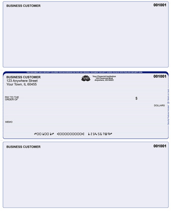 Blue Lines Middle Laser Checks