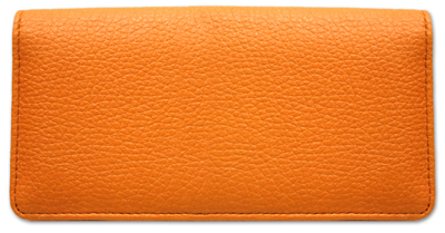 Orange Textured Leather Cover